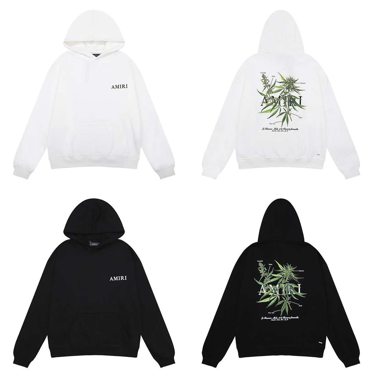 Amiri Bandana Rabbit Hoodie White - 41