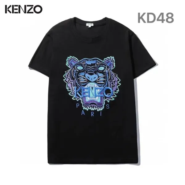 Kenzo Tiger Head Graphic Black T-Shirt - 17