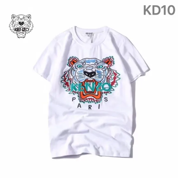 Kenzo Tiger Head Graphic Black T-Shirt - 35