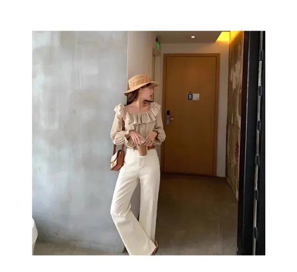 Celine Triomphe Mini Bag Beige and Brown Canvas with Gold Hardware Crossbody Bag - 10