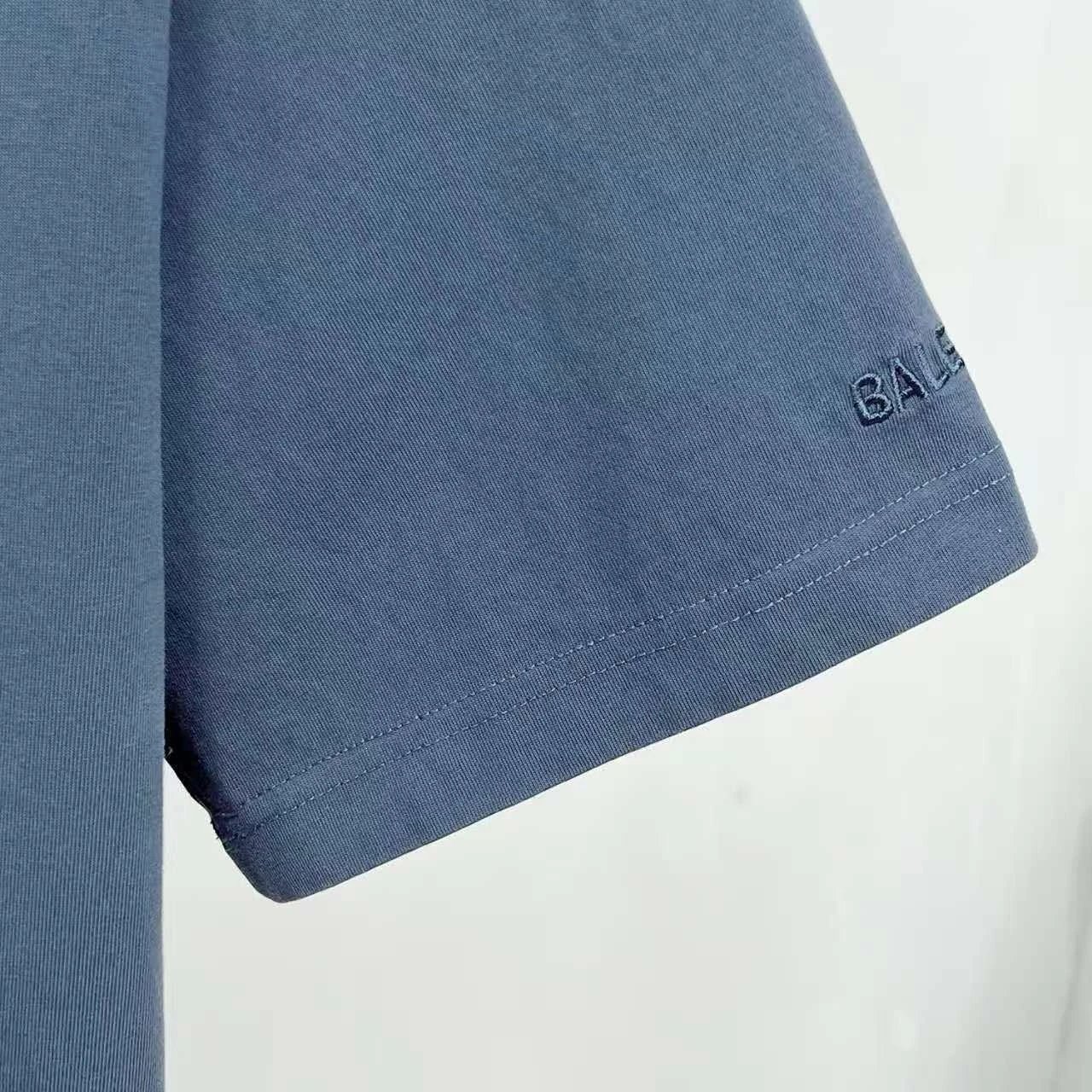 Design Five Stars Graphic T-Shirt Blue Tops.t Shirts - 11