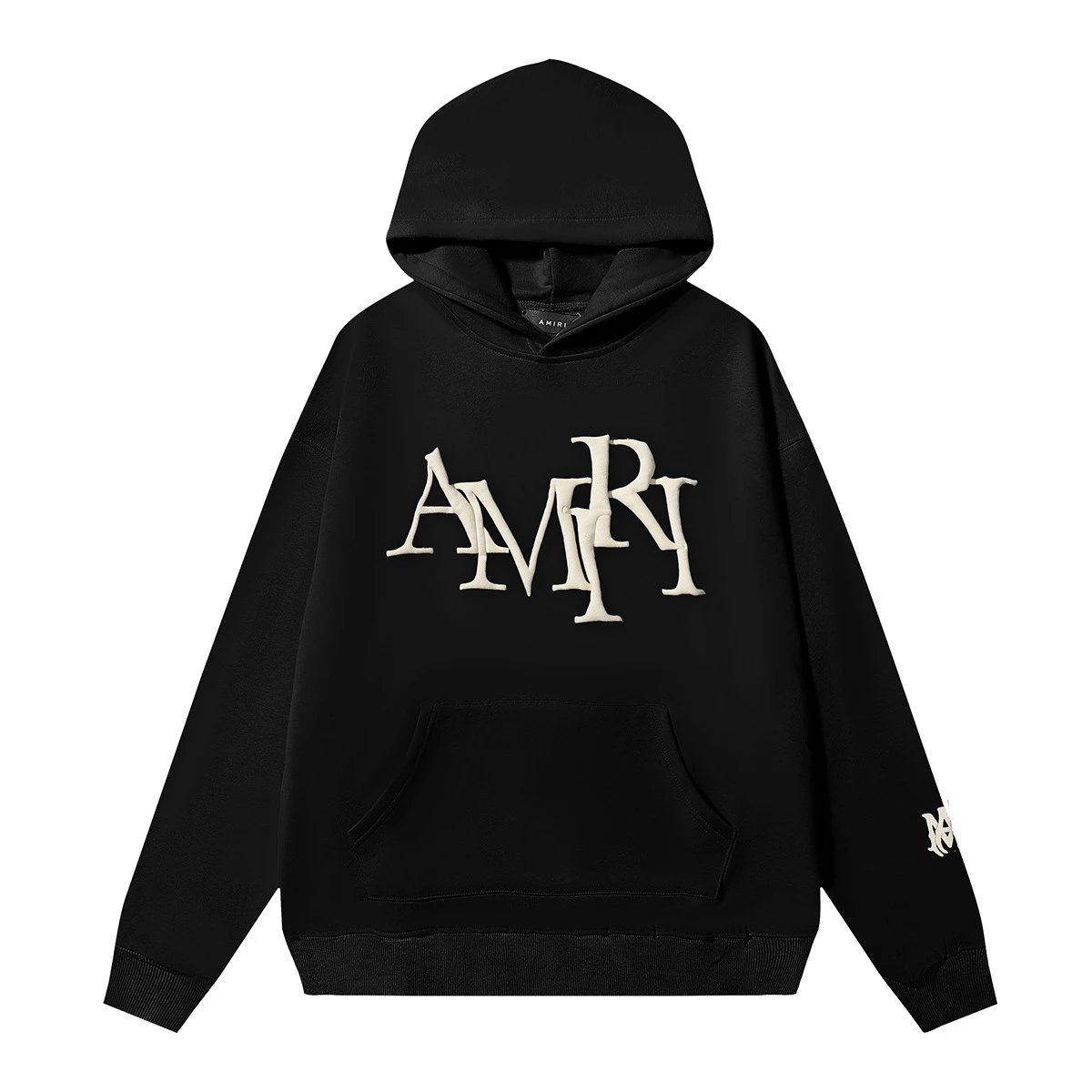 Amiri Bandana Rabbit Hoodie White - 11