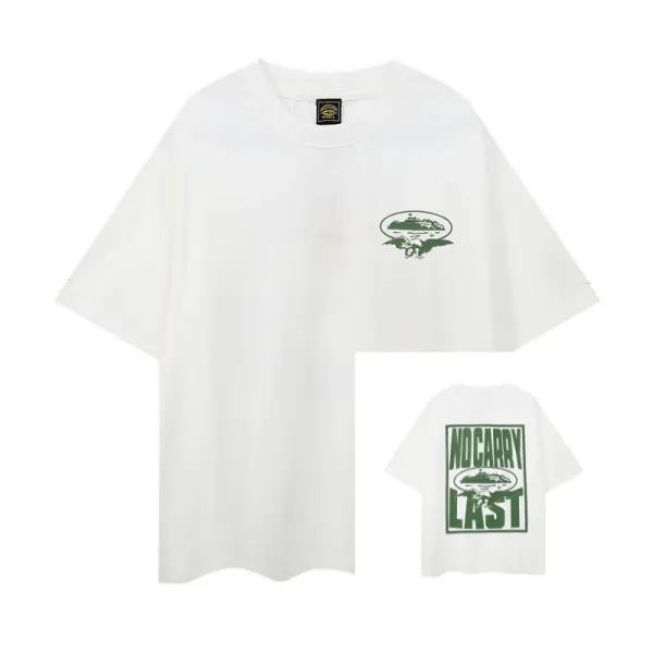 Design No Carry Last Graphic T-Shirt White - 1