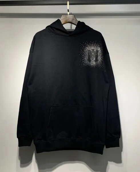 Amiri Hollywood Logo Hoodie Black - 28