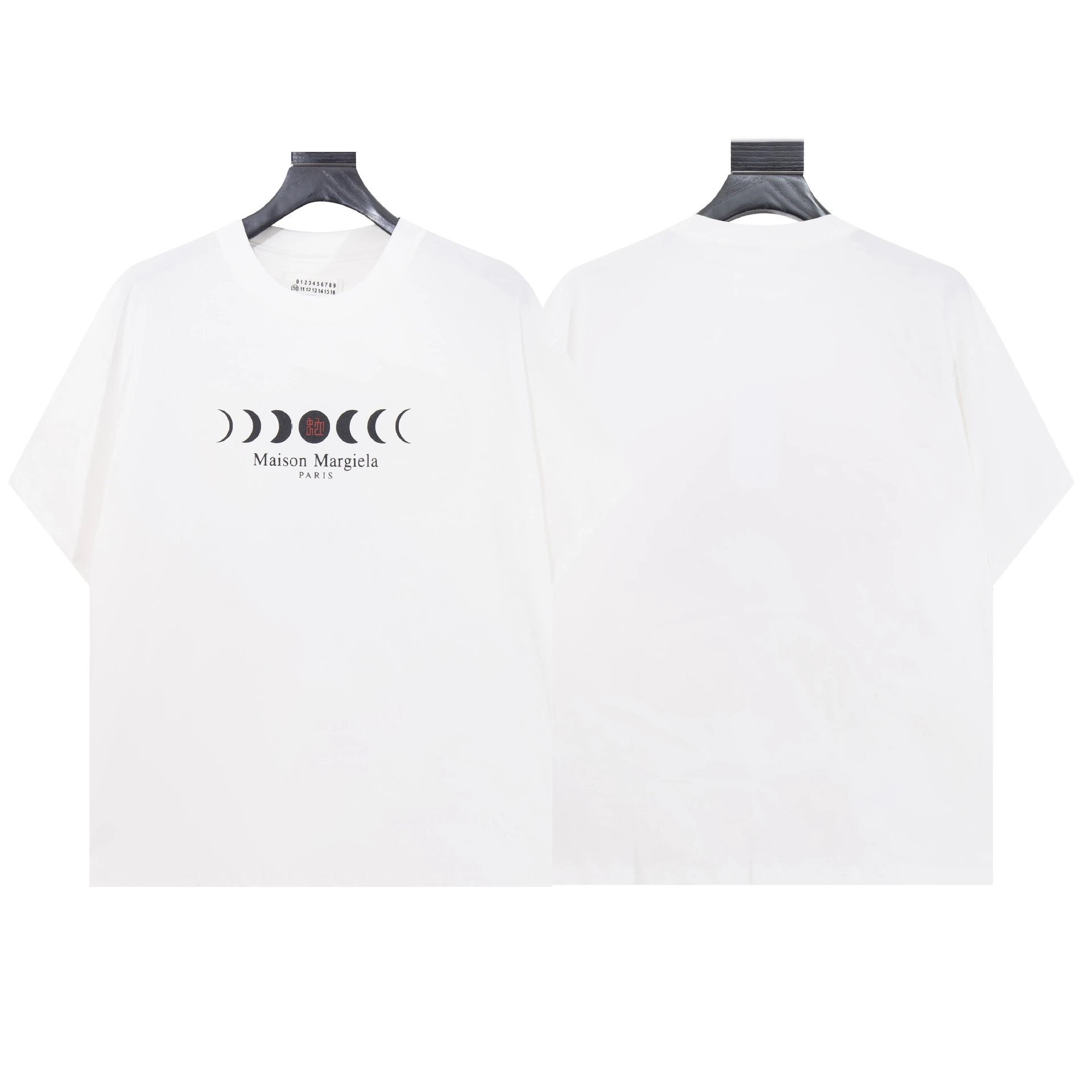 Maison Margiela Numbered Logo White T-Shirt - 44