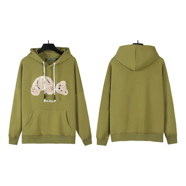 Palm Angels Long Sleeve Spirit Jersey Lime Green Tops - 40