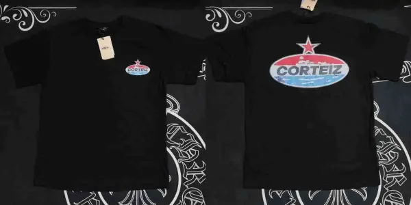 Corteiz Logo Graphic T-Shirt Black - 1