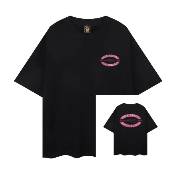 Design Fuck Around And Find Out Graphic T-Shirt Black Tops.t Shirts - 1