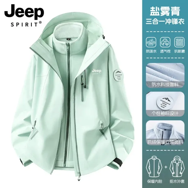 Design Jeep Spirit Salt Mist Three-in-One Outerwear.jacket - 1