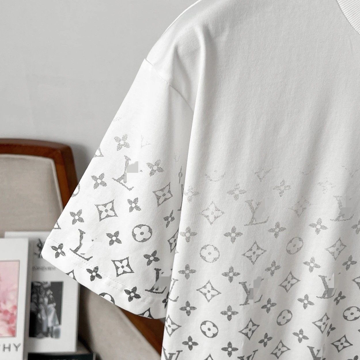 Louis Vuitton Monogram Gradient T-Shirt Light Blue - 12