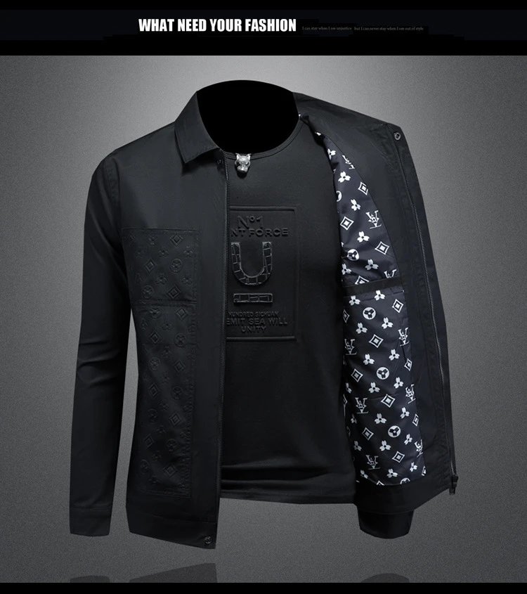 Design Embossed Logo Panel White Jacket Outerwear Jacket - 7