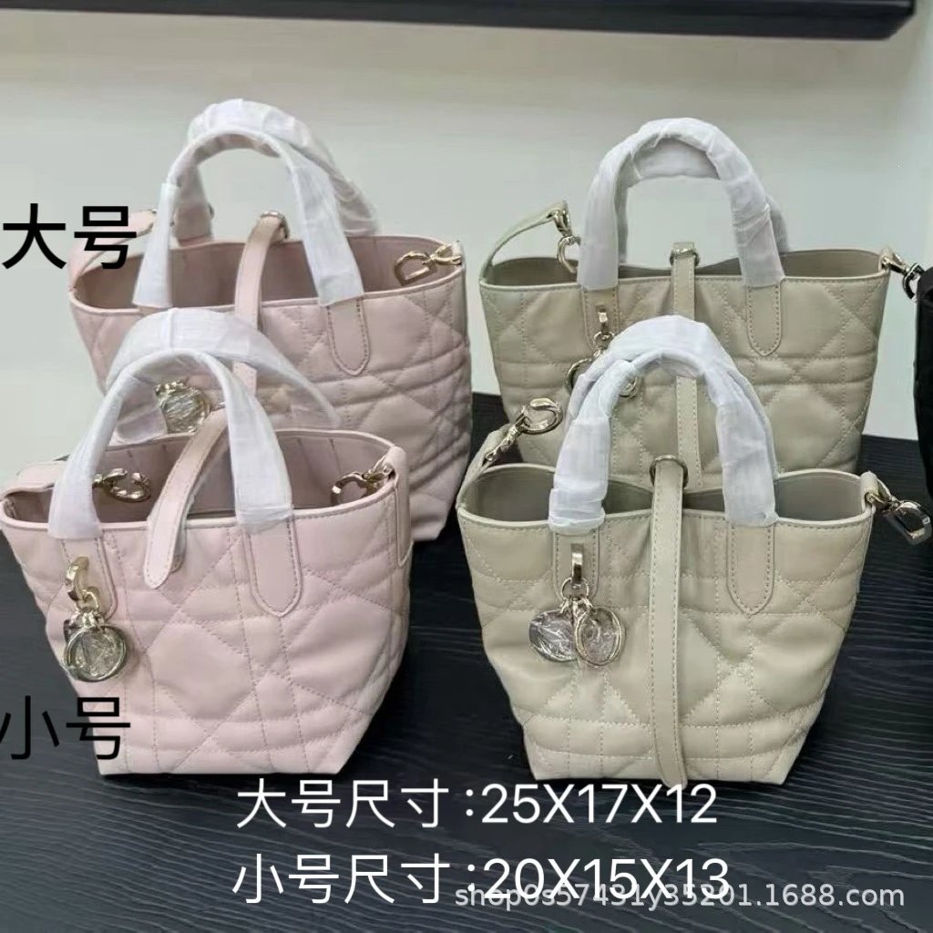 Dior Book Tote Mini Pink Quilted Handbag - 3