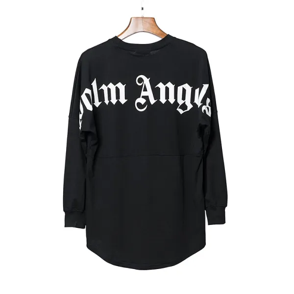 Palm Angels Long Sleeve Spirit Jersey Lime Green Tops - 34