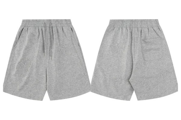 Chrome Hearts Cross Print Drawstring Shorts Black - 10