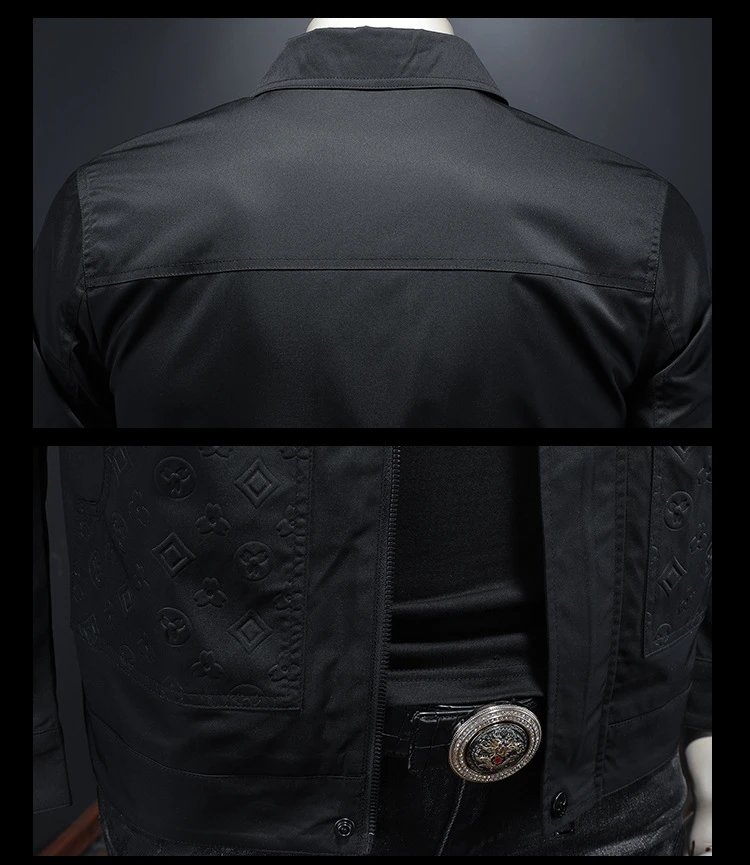 Design Embossed Logo Panel White Jacket Outerwear Jacket - 13