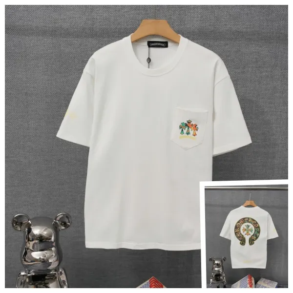 Chrome Hearts Cross Pocket T-Shirt White - 1
