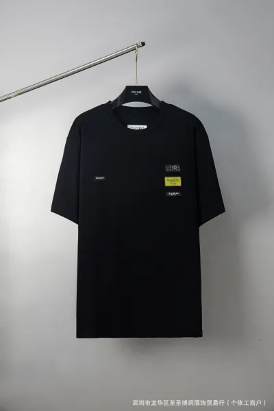 Maison Margiela Numeric Print Black T-Shirt - 4