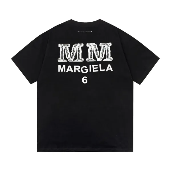 Maison Margiela Numbered Logo Beige T-Shirt - 25