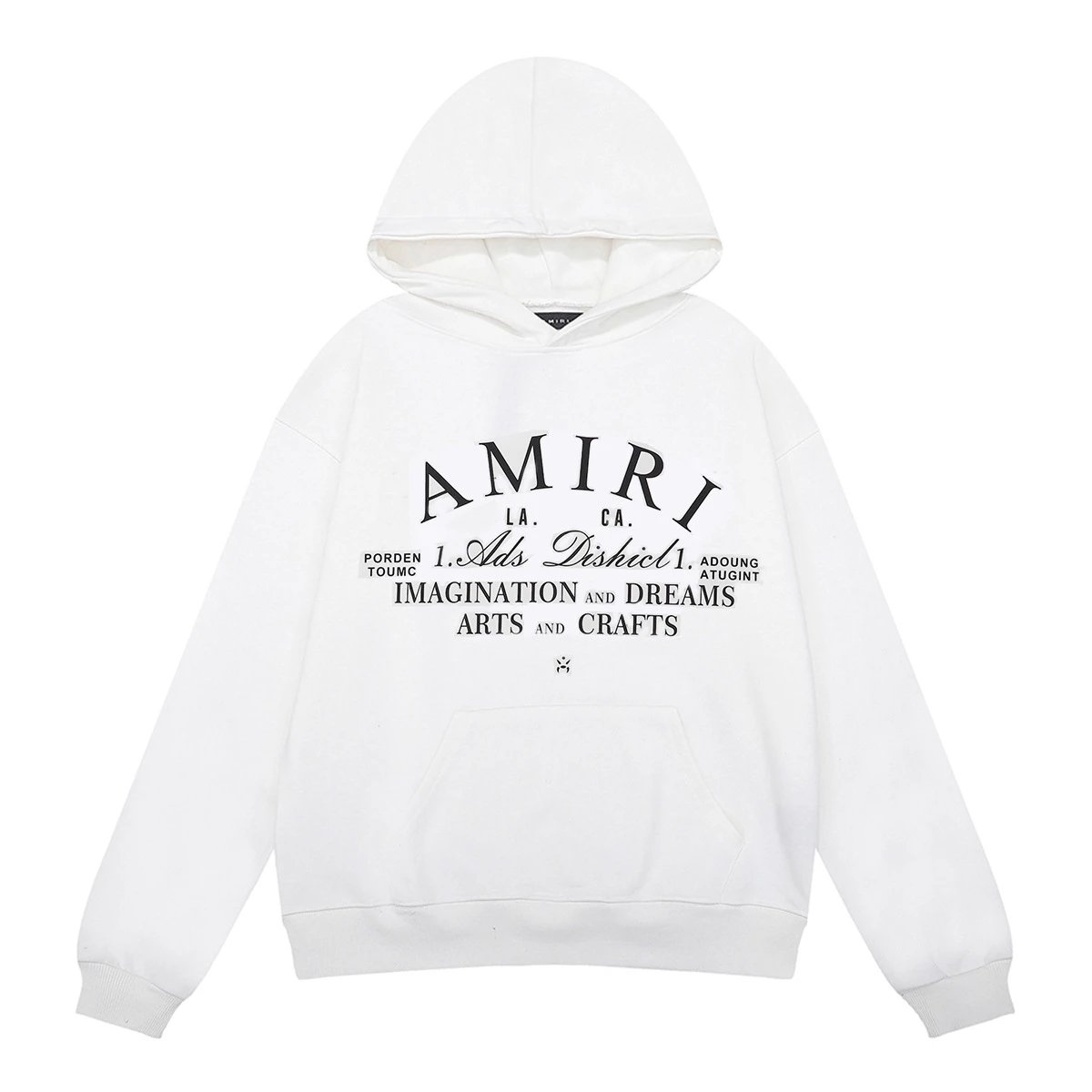 Amiri Bandana Rabbit Hoodie White - 28