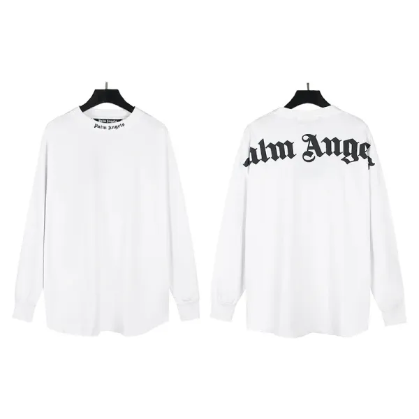 Palm Angels Long Sleeve Spirit Jersey Lime Green Tops - 48