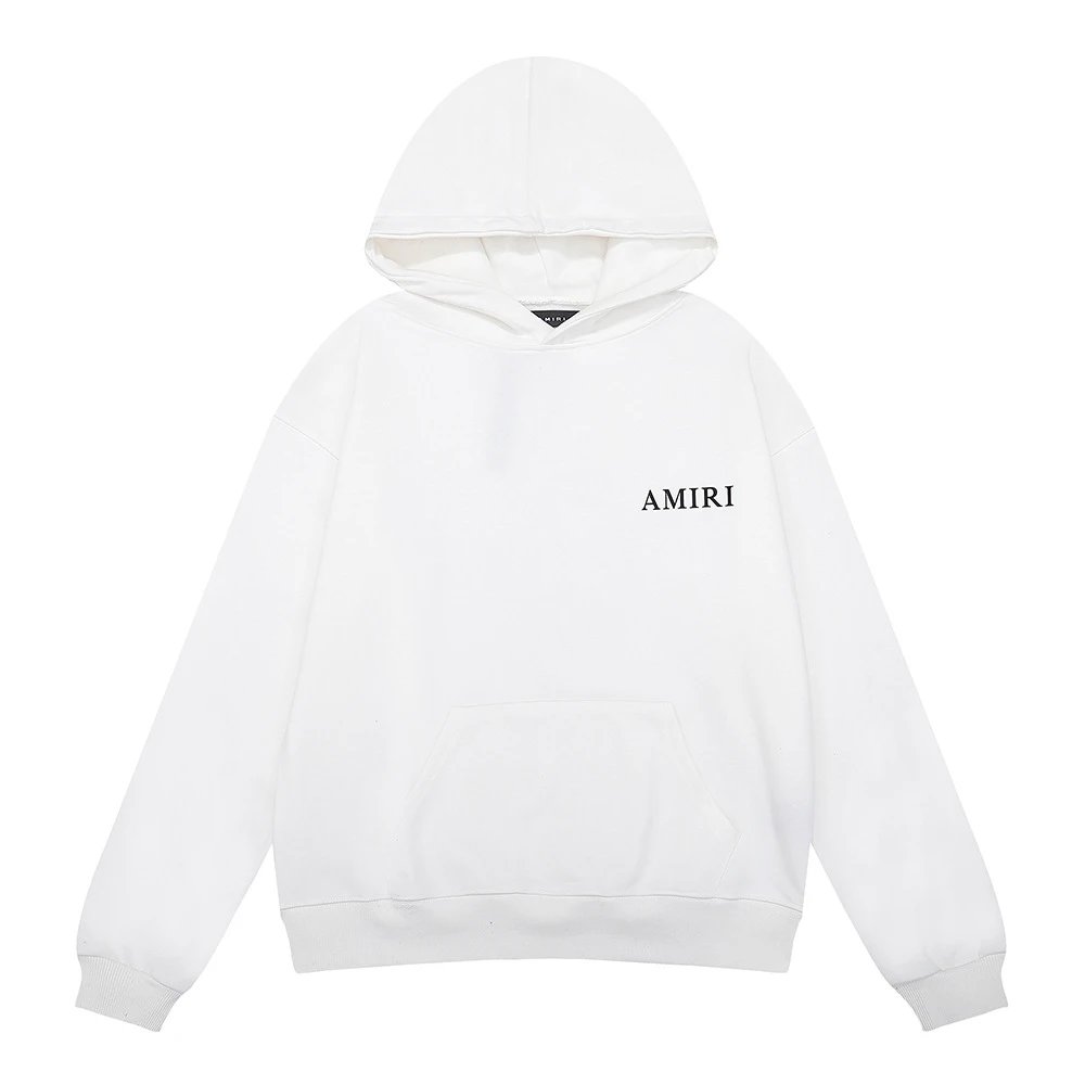Amiri Bandana Rabbit Hoodie White - 42