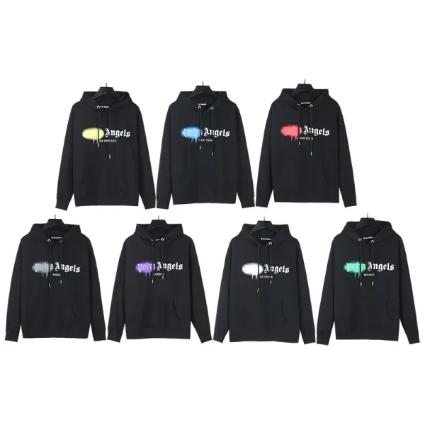 Palm Angels Long Sleeve Spirit Jersey Lime Green Tops - 25