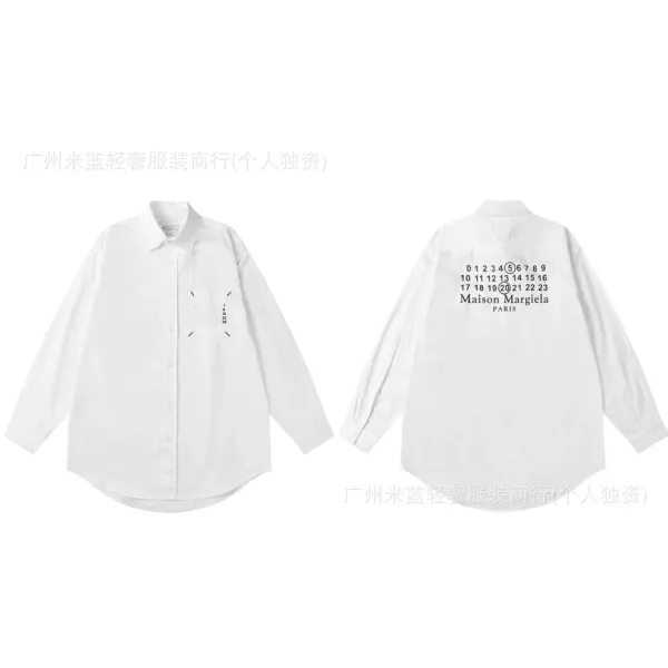 Maison Margiela Replica Numbered Shirt White / Striped - 10