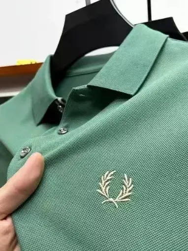 Fred Perry Laurel Wreath Polo Green Polo Shirt - 1