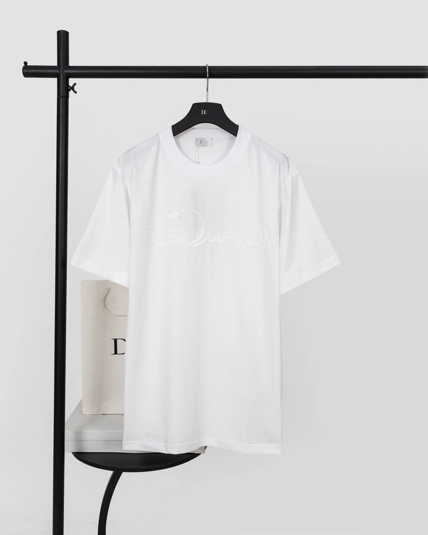 Dior Triangle Logo Black T-Shirt - 9