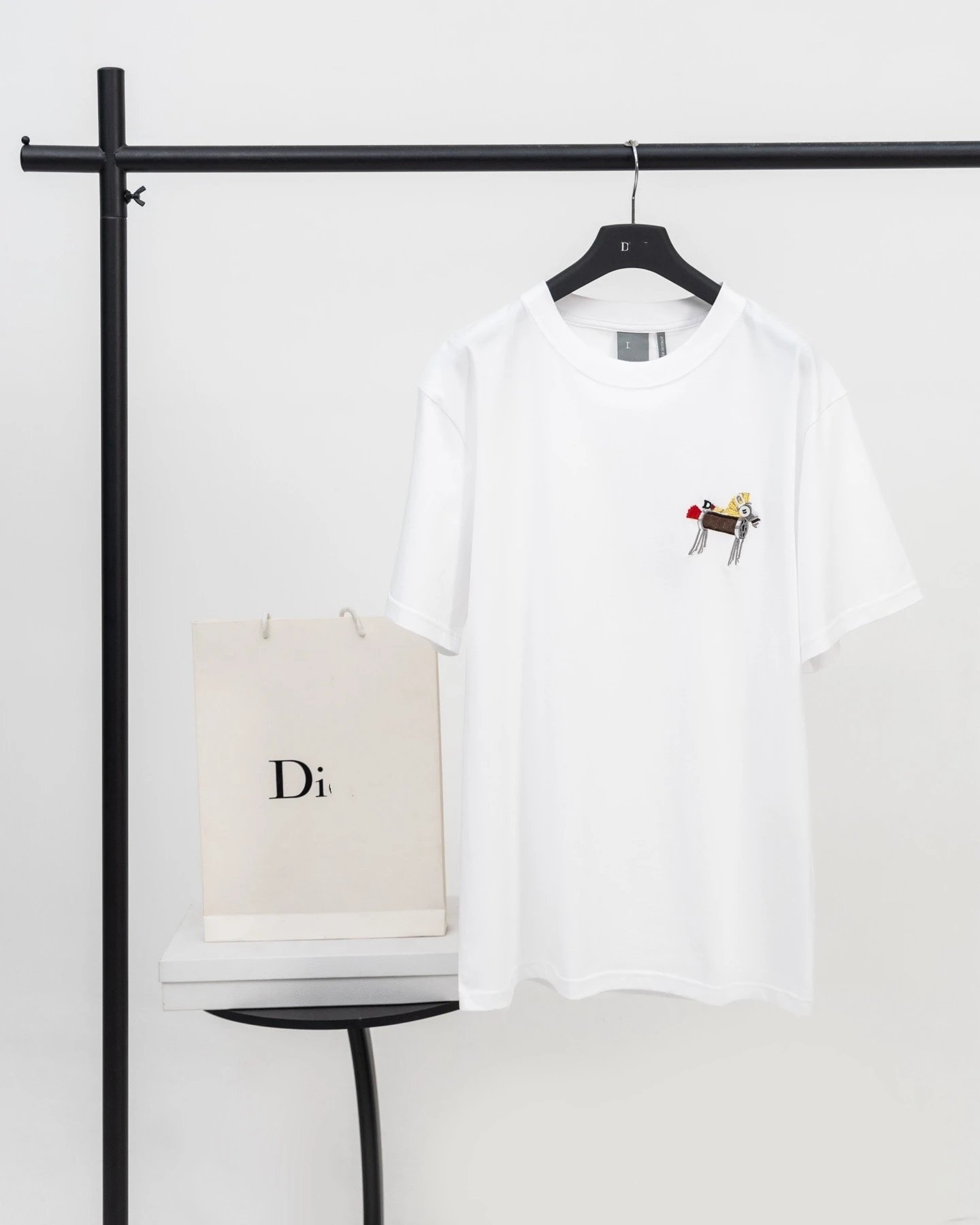 Dior Triangle Logo Black T-Shirt - 19