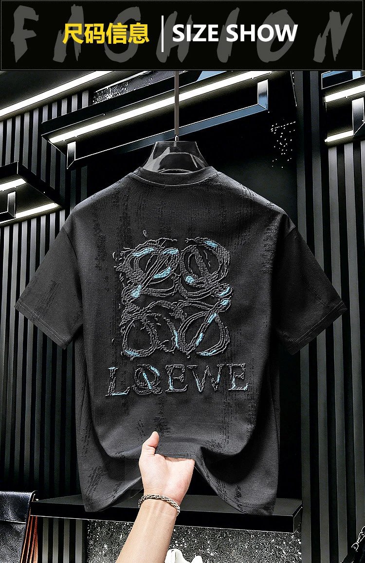 Loewe Anagram Embroidered White T-Shirt - 5