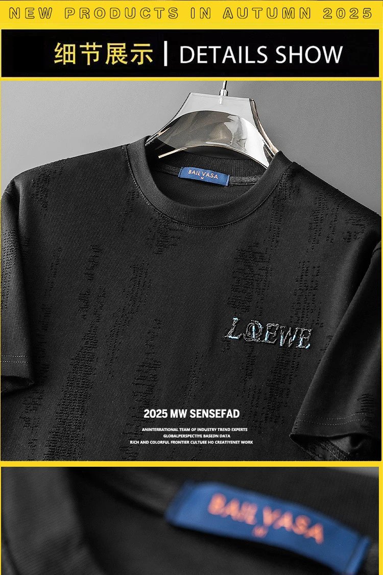 Loewe Anagram Embroidered White T-Shirt - 11