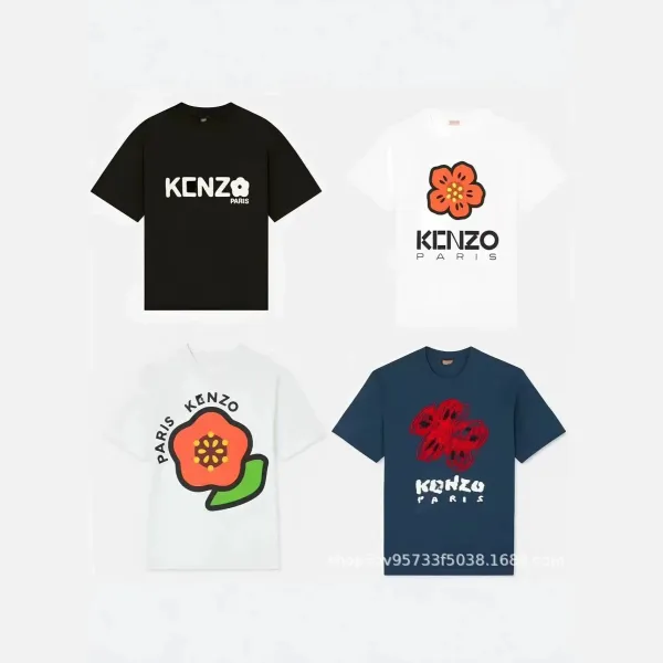 Kenzo Flower Logo Black T-Shirt - 7