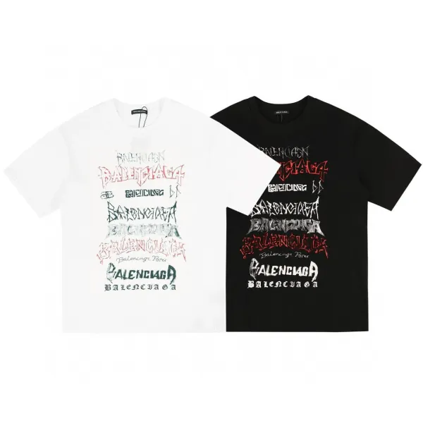 Balenciaga x UNKOWN Character Graphic T-Shirt Black - 22