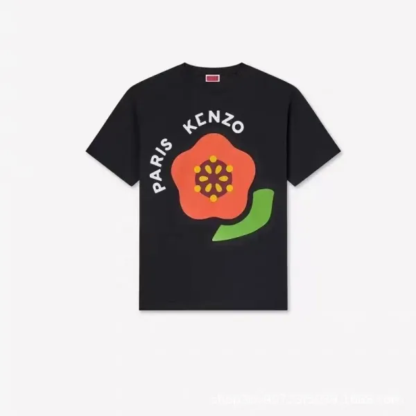 Kenzo Flower Logo Black T-Shirt - 15