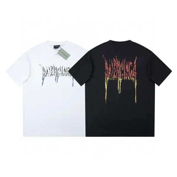 Balenciaga x UNKOWN Character Graphic T-Shirt Black - 33