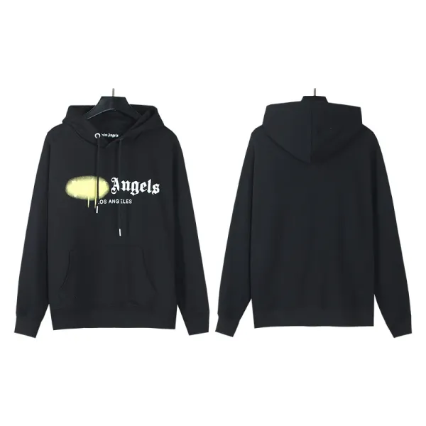 Palm Angels Long Sleeve Spirit Jersey Lime Green Tops - 27
