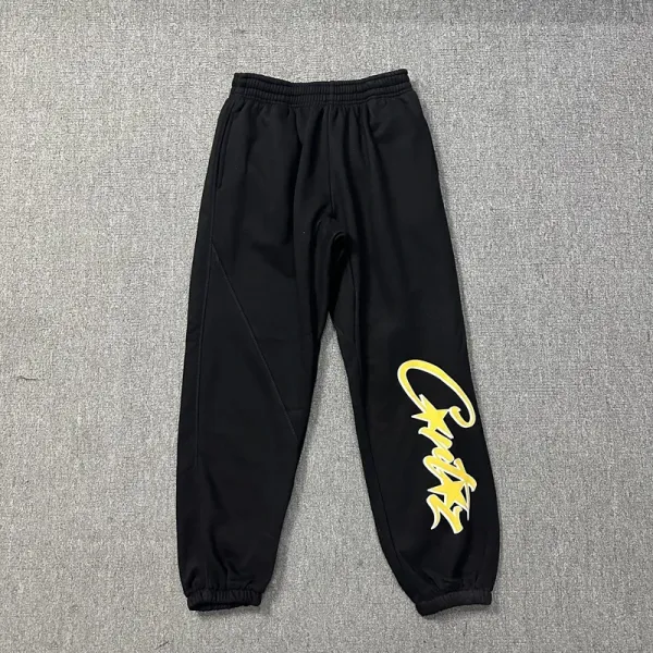 Design Script Logo Hoodie and Sweatpants Set White Gold - 27