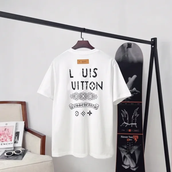Louis Vuitton Crosscars Graphic Print T-Shirt White - 11