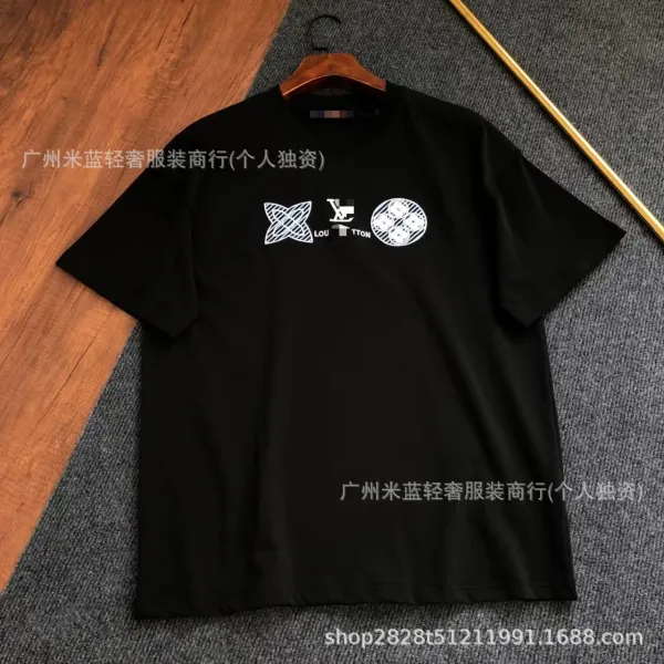 Louis Vuitton x Virgil Abloh Graphic Print Black T-Shirt - 1