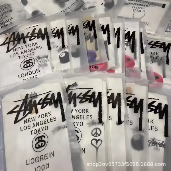 Stussy Dice Print T-Shirt Red - 8