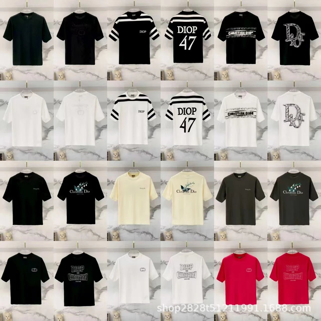 Dior Oblique Logo T-Shirt White - 3