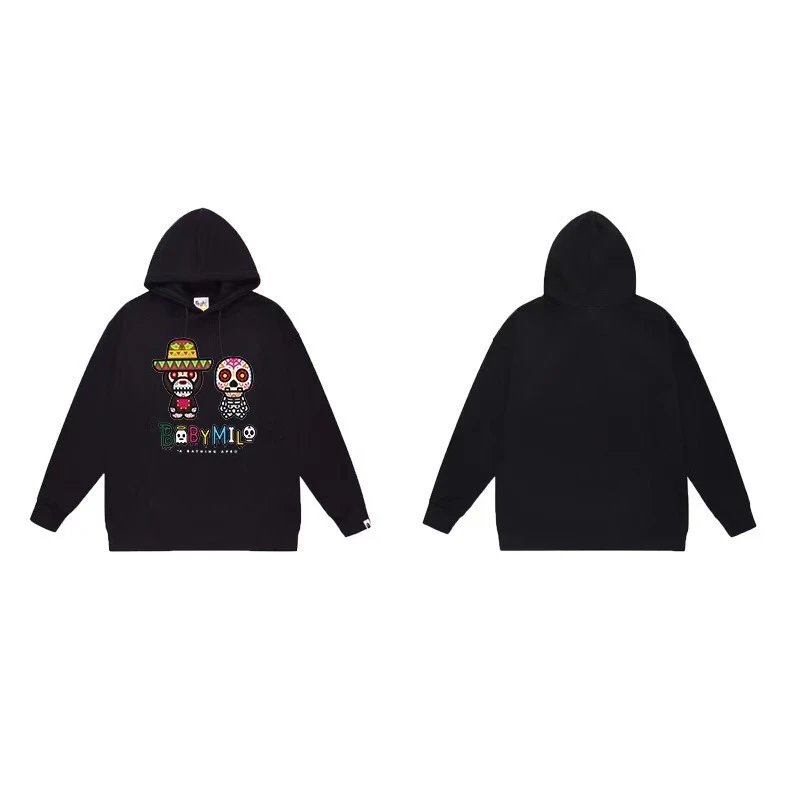 A Bathing Ape x Sesame Street Baby Milo Hoodie Black - 11