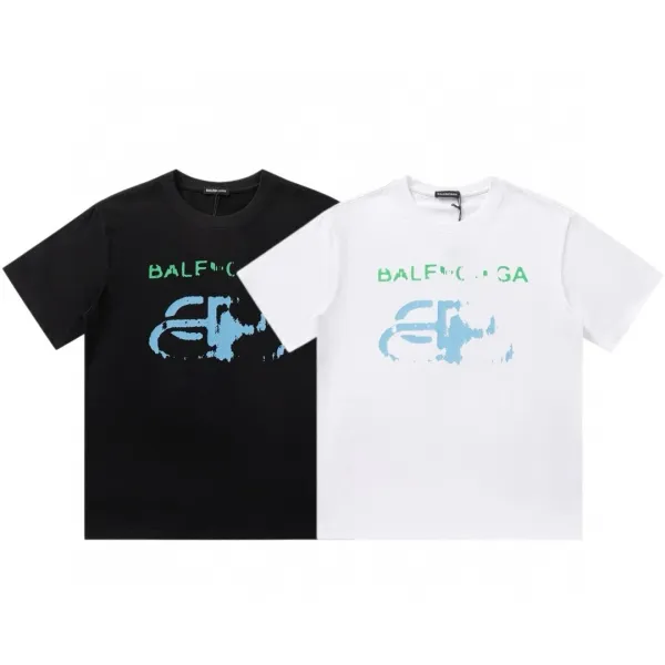 Balenciaga x UNKOWN Character Graphic T-Shirt Black - 21