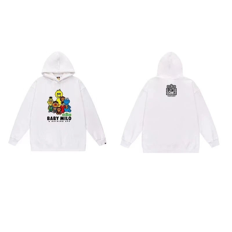 A Bathing Ape x Sesame Street Baby Milo Hoodie Black - 38