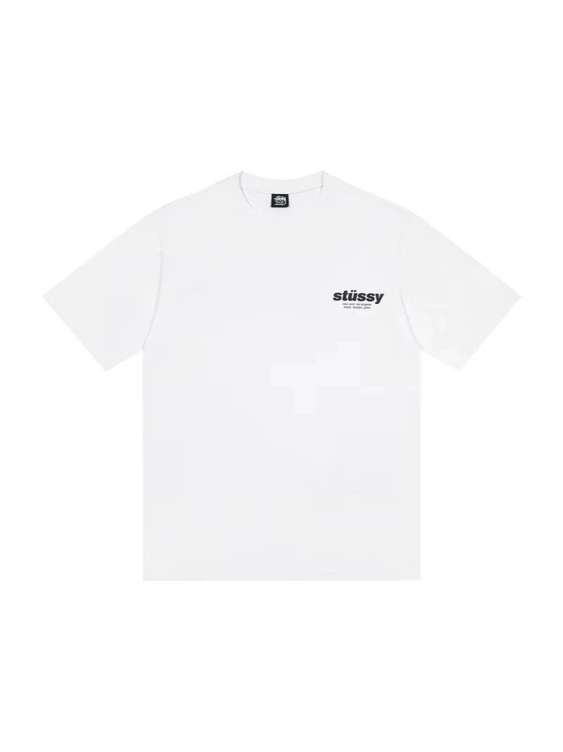 Stussy Liquid Logo Black T-Shirt - 10