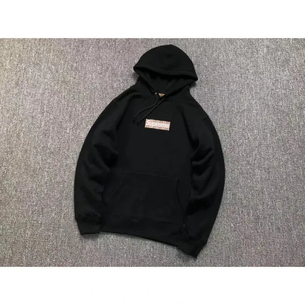 Supreme Box Logo Hoodie Black - 1