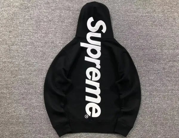 Supreme Los Angeles Arch Logo Black Hoodie - 7