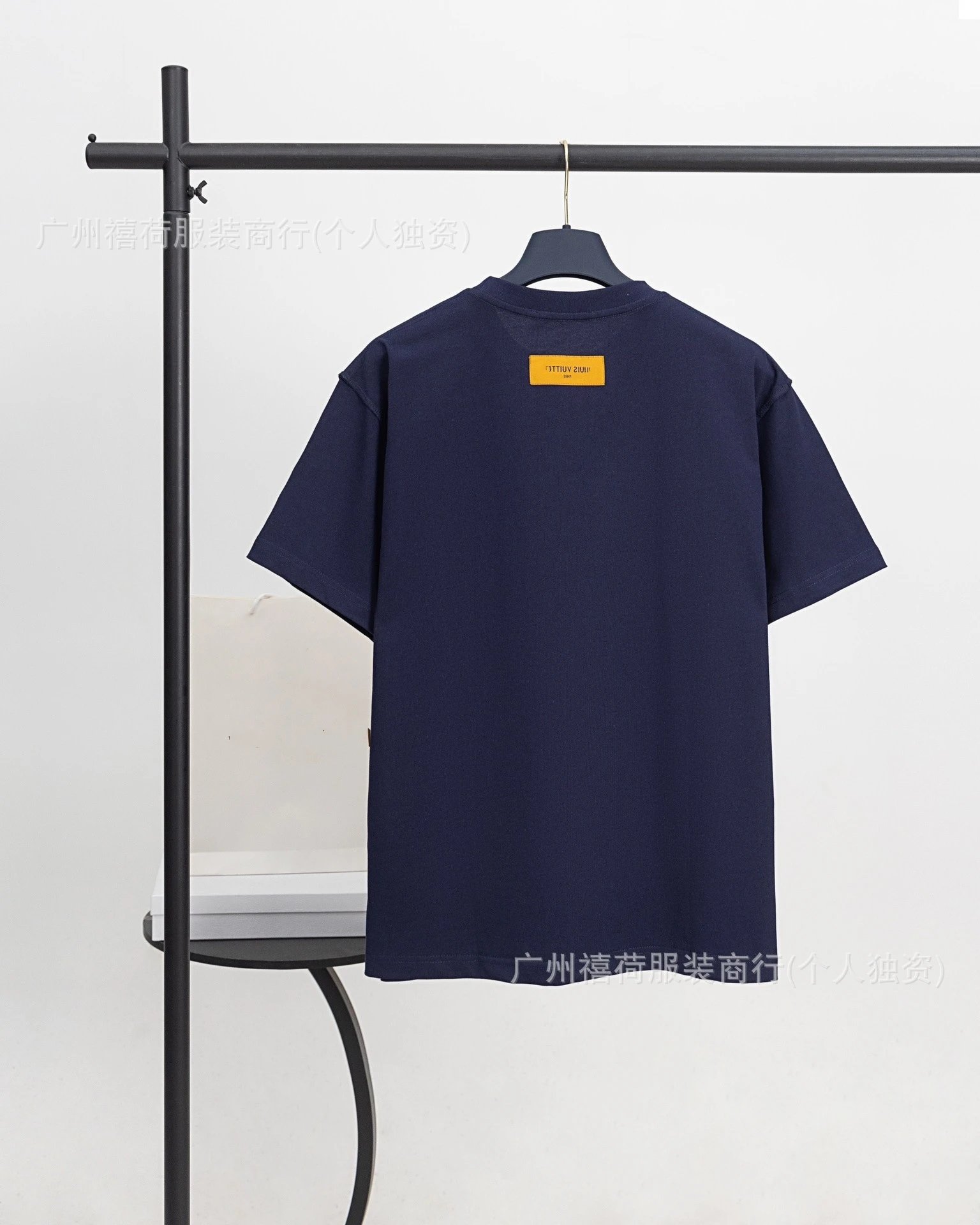Louis Vuitton Embossed LV Logo T-Shirt Light Blue - 18