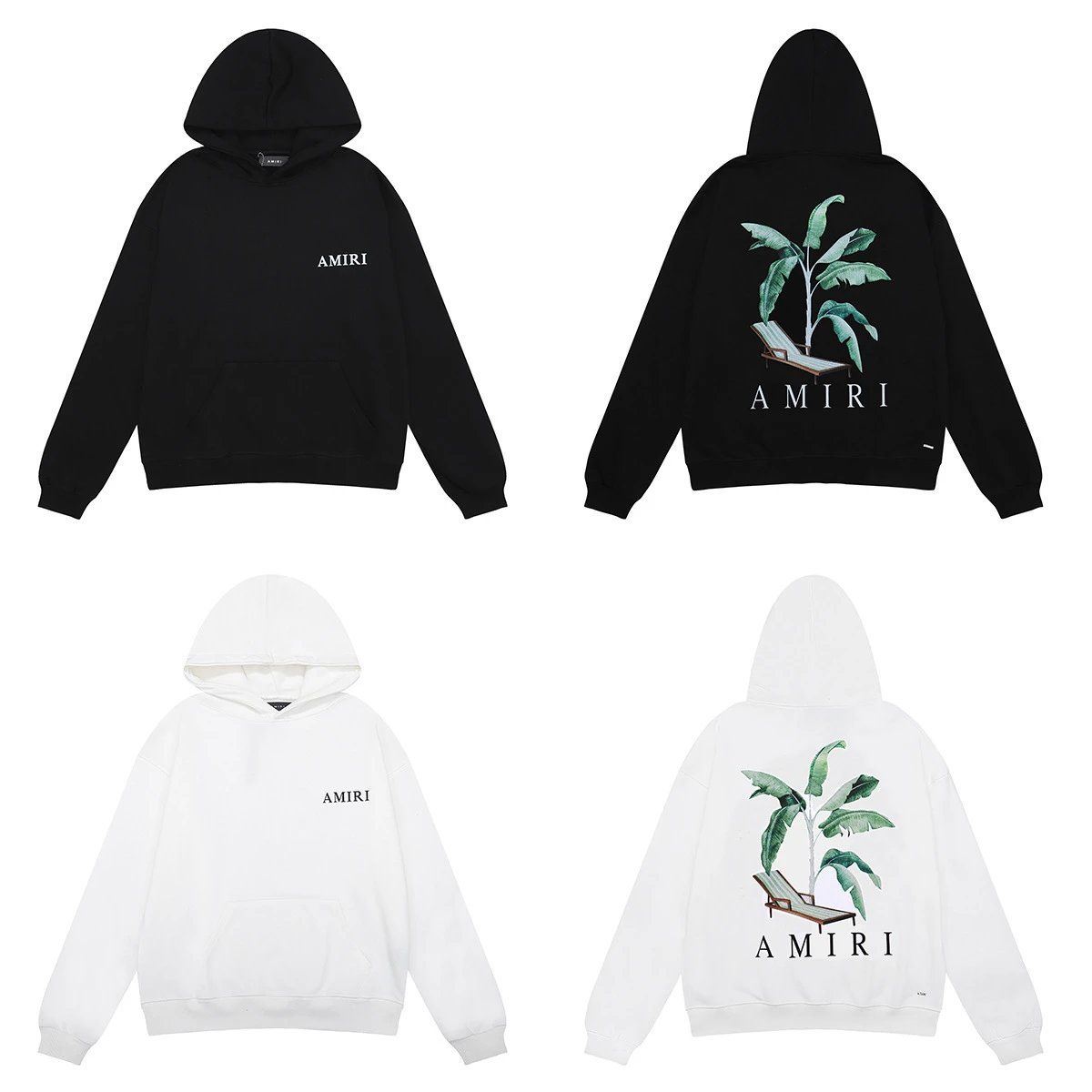 Amiri Bandana Rabbit Hoodie White - 36